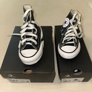Converse Kids Black High-Top Sneakers